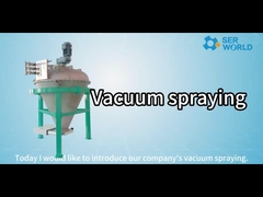 Animal Fat Spraying Coating Machine Vacuum Coater extruding process for Uniform Feed Preservation